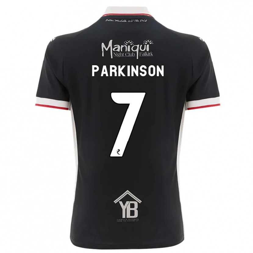 Danxen Dame Ben Parkinson #7 Svart Hvit Rød Hjemmetrøye Drakt Trøye 2026/27 Skjorter T-Skjorte