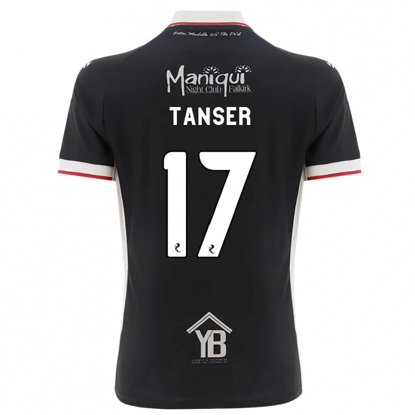 Danxen Dame Scott Tanser #17 Svart Hvit Rød Hjemmetrøye Drakt Trøye 2026/27 Skjorter T-Skjorte