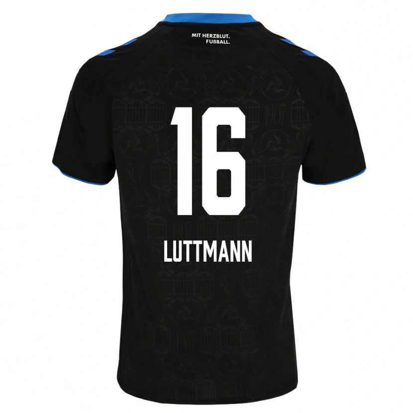 Danxen Dame Magnus Luttmann #16 Svart Hvit Rød Hjemmetrøye Drakt Trøye 2026/27 Skjorter T-Skjorte