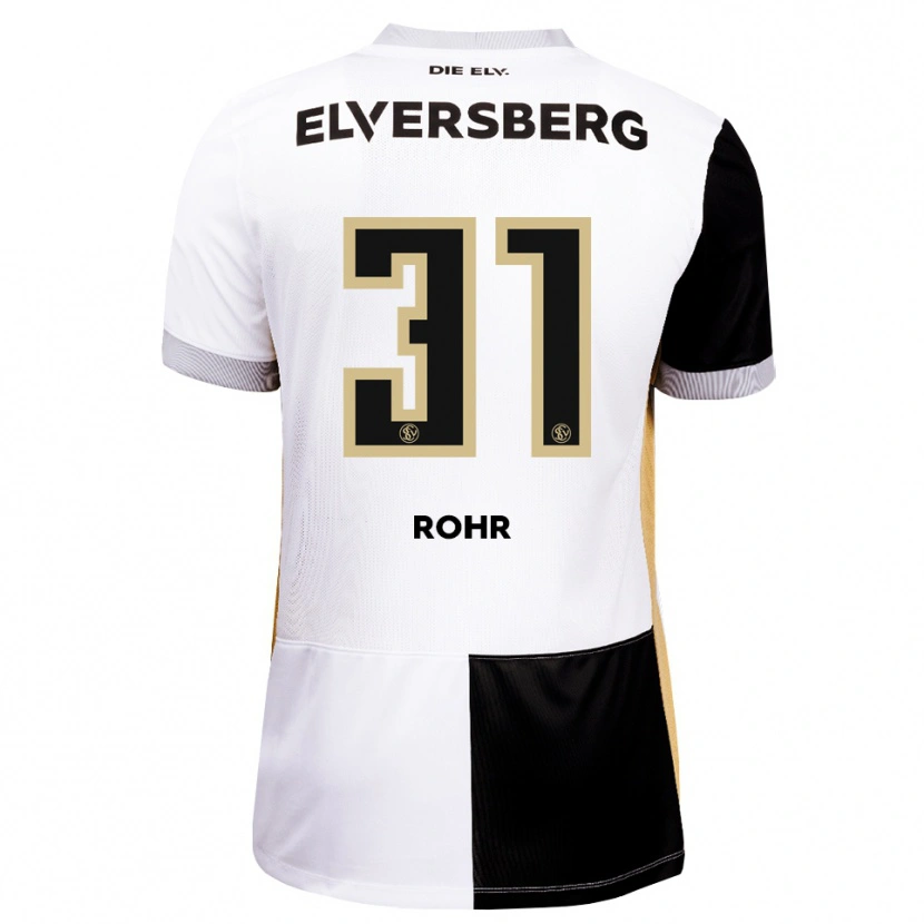 Danxen Dame Maximilian Rohr #31 Svart Hvit Brun Hjemmetrøye Drakt Trøye 2026/27 Skjorter T-Skjorte