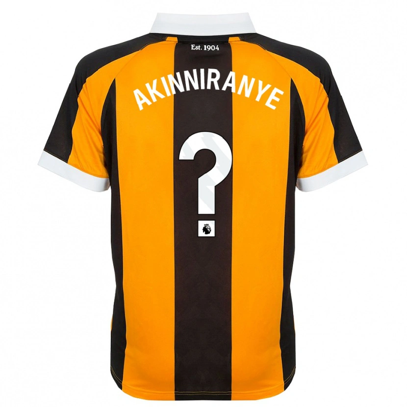 Danxen Dame George Akinniranye #0 Oransje Svart Hvit Hjemmetrøye Drakt Trøye 2026/27 Skjorter T-Skjorte