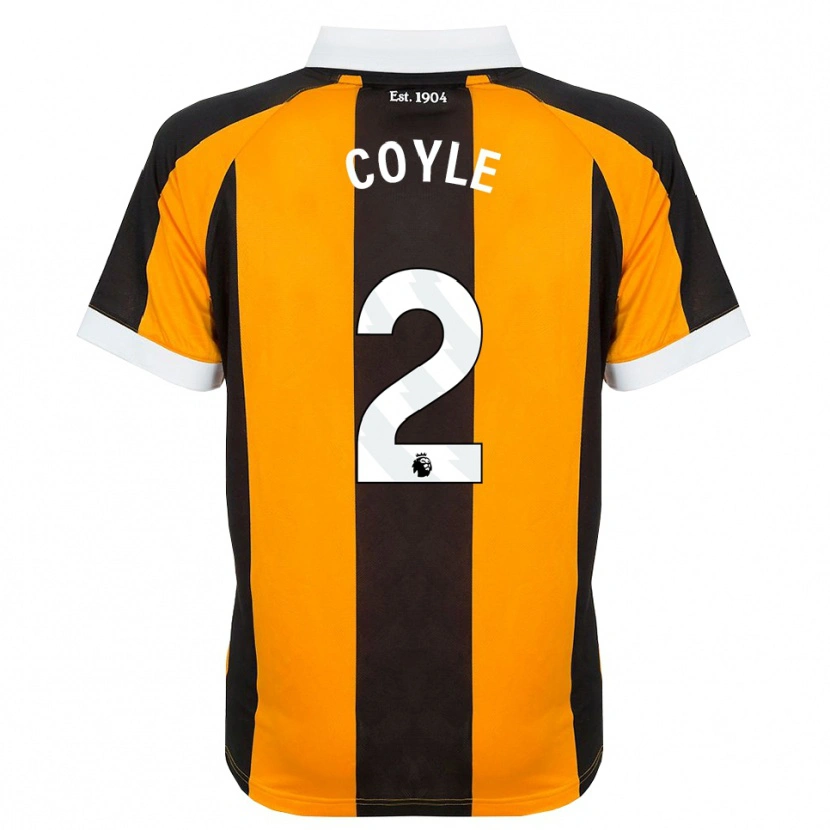Danxen Dame Lewie Coyle #2 Oransje Svart Hvit Hjemmetrøye Drakt Trøye 2026/27 Skjorter T-Skjorte