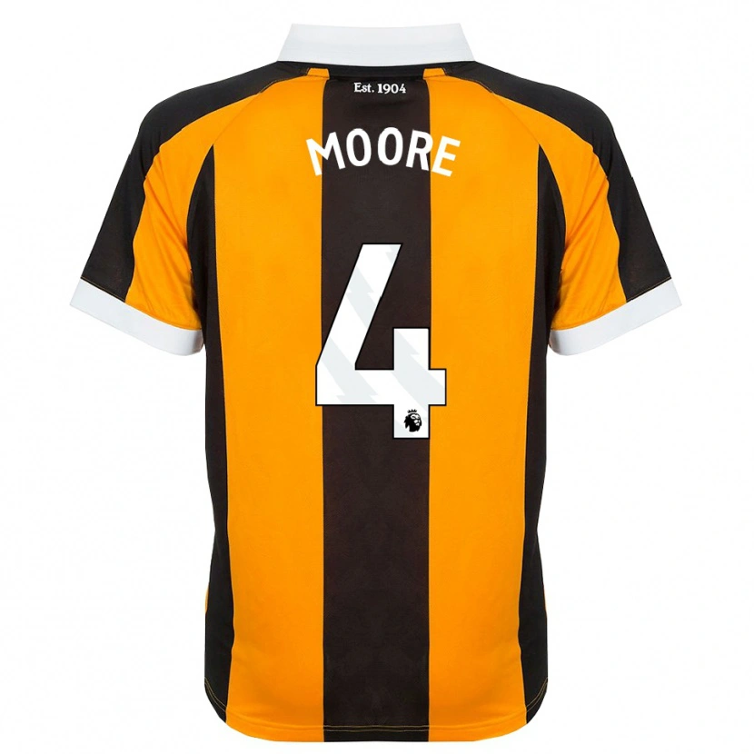 Danxen Dame Bobby Moore #4 Oransje Svart Hvit Hjemmetrøye Drakt Trøye 2026/27 Skjorter T-Skjorte