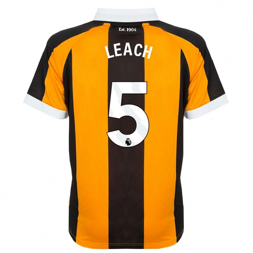 Danxen Dame Charlie Leach #5 Oransje Svart Hvit Hjemmetrøye Drakt Trøye 2026/27 Skjorter T-Skjorte