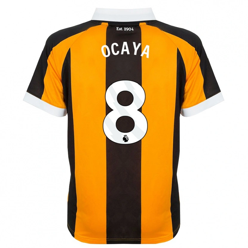 Danxen Dame Josh Ocaya #8 Oransje Svart Hvit Hjemmetrøye Drakt Trøye 2026/27 Skjorter T-Skjorte
