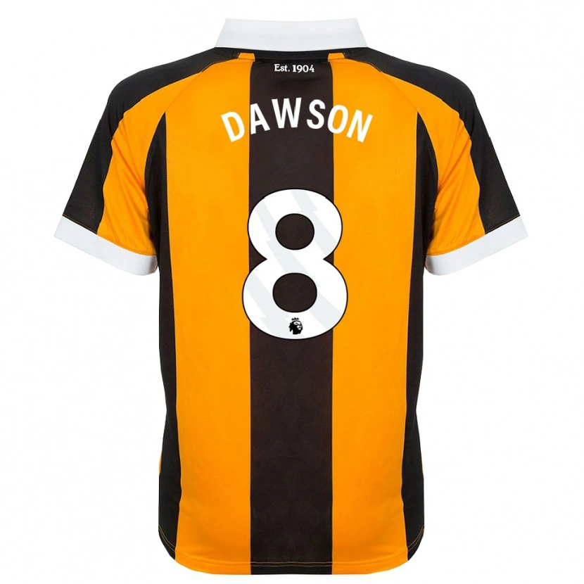 Danxen Dame Lucas Dawson #8 Oransje Svart Hvit Hjemmetrøye Drakt Trøye 2026/27 Skjorter T-Skjorte