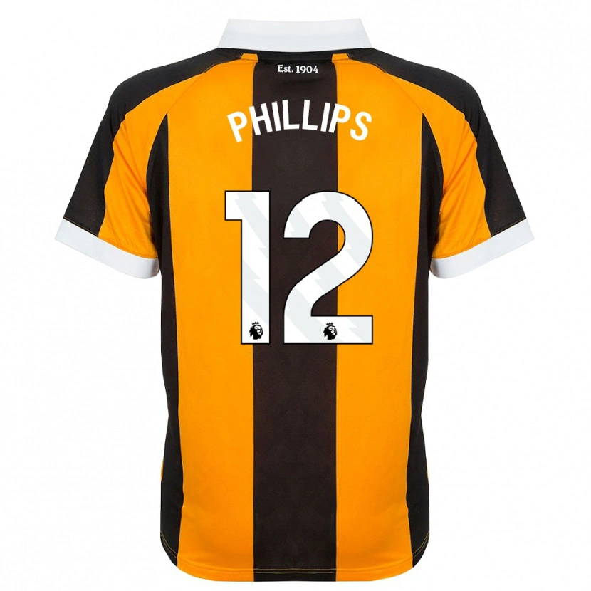 Danxen Dame Dillon Phillips #12 Oransje Svart Hvit Hjemmetrøye Drakt Trøye 2026/27 Skjorter T-Skjorte