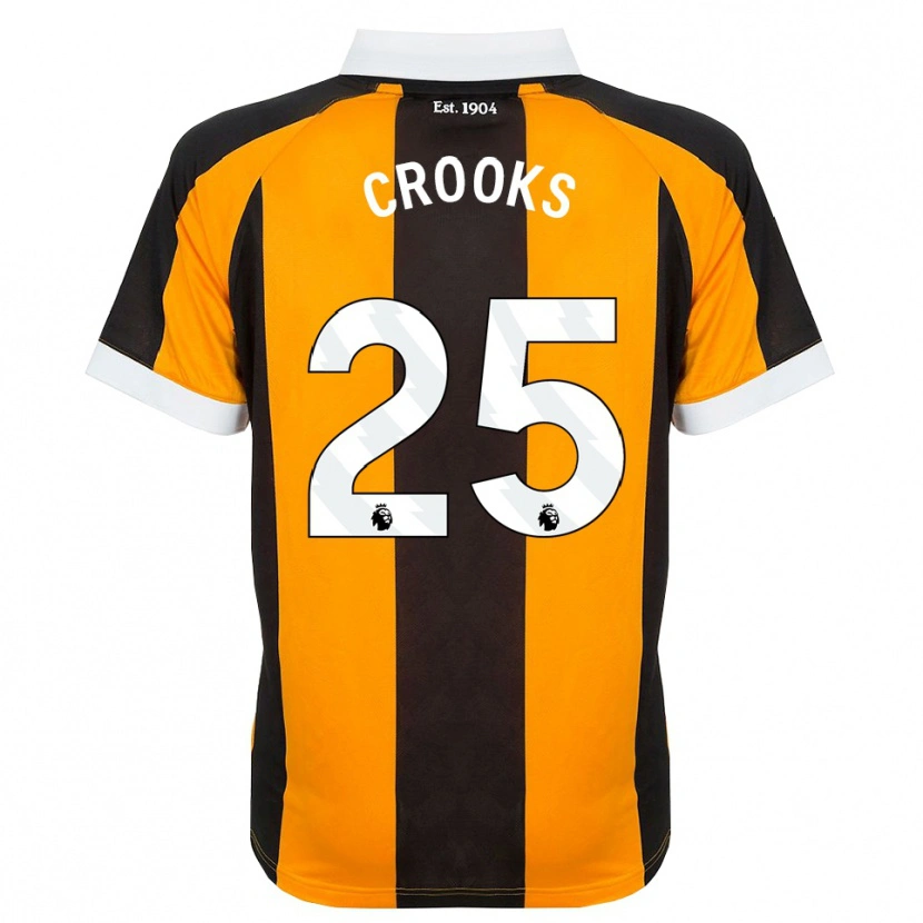 Danxen Dame Matt Crooks #25 Oransje Svart Hvit Hjemmetrøye Drakt Trøye 2026/27 Skjorter T-Skjorte