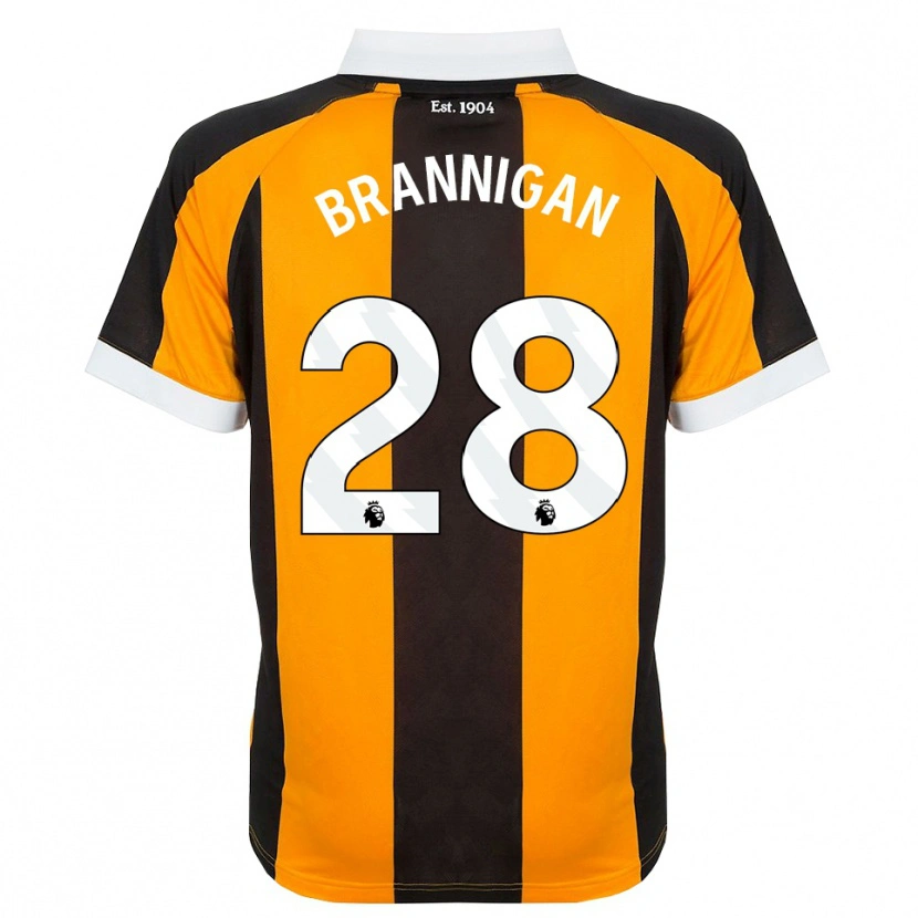 Danxen Dame Aoife Brannigan #28 Oransje Svart Hvit Hjemmetrøye Drakt Trøye 2026/27 Skjorter T-Skjorte