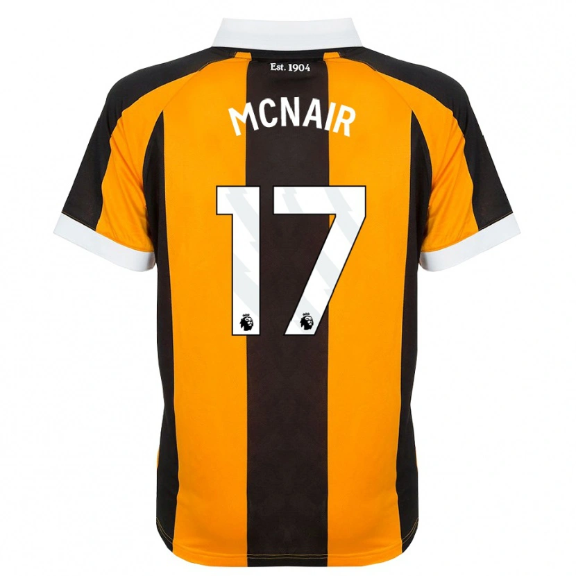 Danxen Dame Paddy Mcnair #17 Oransje Svart Hvit Hjemmetrøye Drakt Trøye 2026/27 Skjorter T-Skjorte
