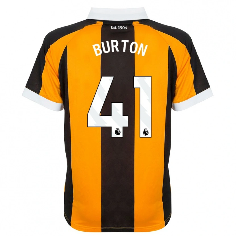 Danxen Dame Jess Burton #41 Oransje Svart Hvit Hjemmetrøye Drakt Trøye 2026/27 Skjorter T-Skjorte