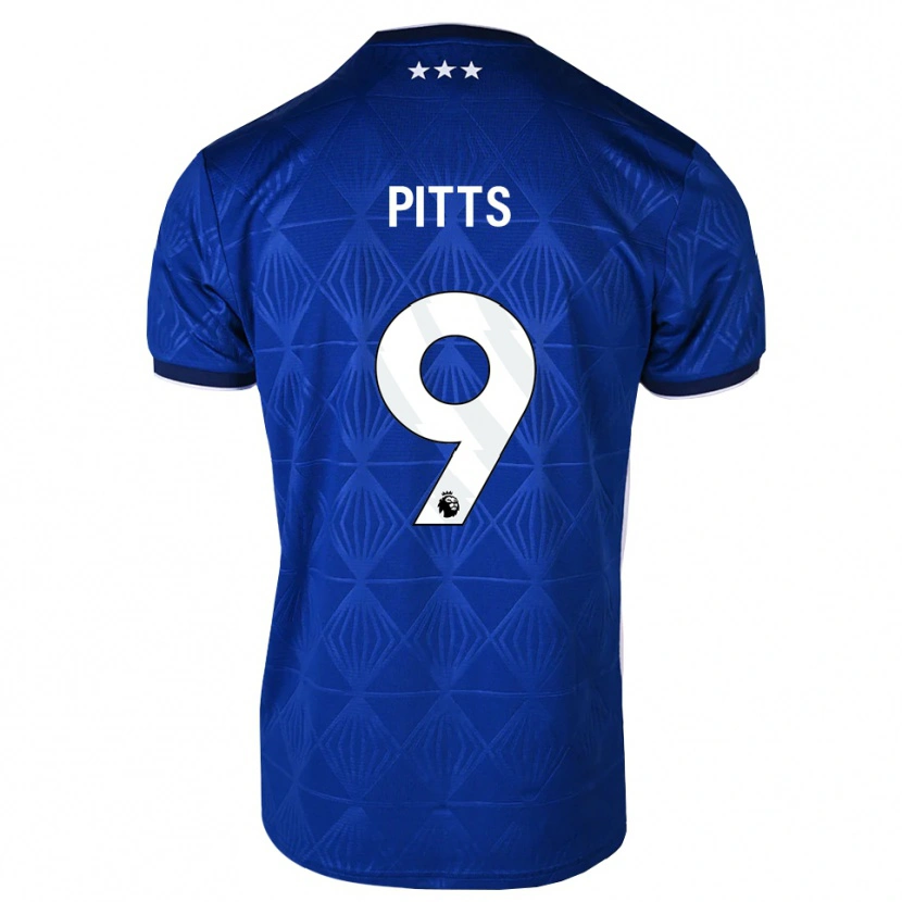 Danxen Dame Josh Pitts #9 Mediumblå Hvit Rød Hjemmetrøye Drakt Trøye 2026/27 Skjorter T-Skjorte