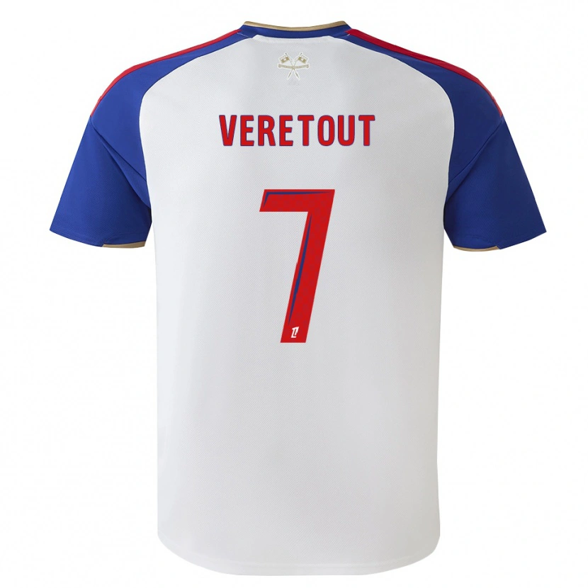 Danxen Dame Jordan Veretout #7 Kongeblå Rød Hvit Hjemmetrøye Drakt Trøye 2026/27 Skjorter T-Skjorte