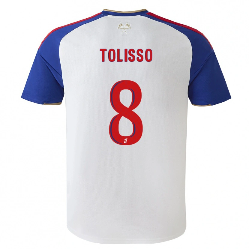 Danxen Dame Corentin Tolisso #8 Kongeblå Rød Hvit Hjemmetrøye Drakt Trøye 2026/27 Skjorter T-Skjorte