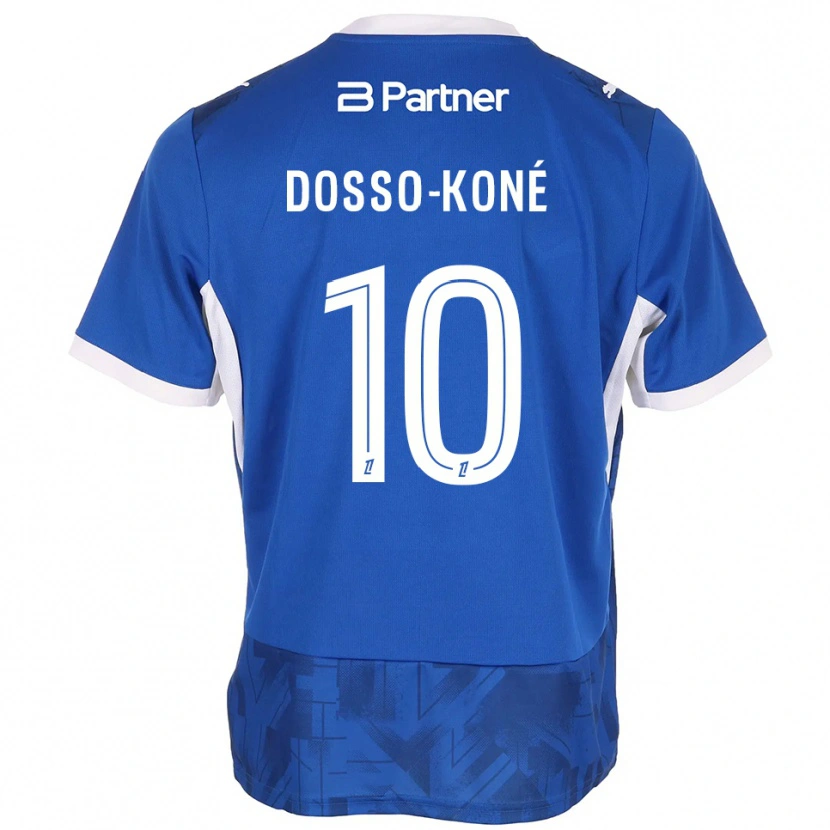 Danxen Dame Namory Dosso-Koné #10 Mediumblå Hvit Hjemmetrøye Drakt Trøye 2026/27 Skjorter T-Skjorte
