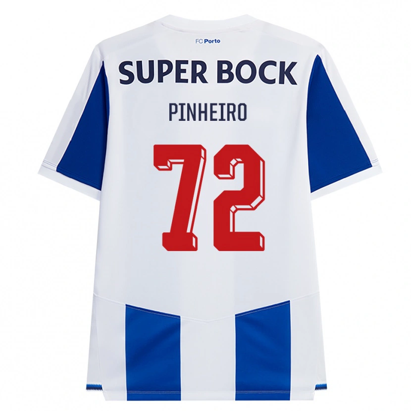 Danxen Dame Rodrigo Pinheiro #72 Blå Hvit Rød Hjemmetrøye Drakt Trøye 2026/27 Skjorter T-Skjorte