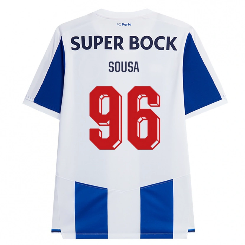 Danxen Dame Filipe Sousa #96 Blå Hvit Rød Hjemmetrøye Drakt Trøye 2026/27 Skjorter T-Skjorte
