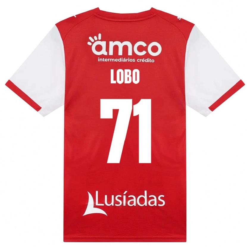 Danxen Dame Diogo Lobo #71 Hvit Rød Svart Hjemmetrøye Drakt Trøye 2026/27 Skjorter T-Skjorte