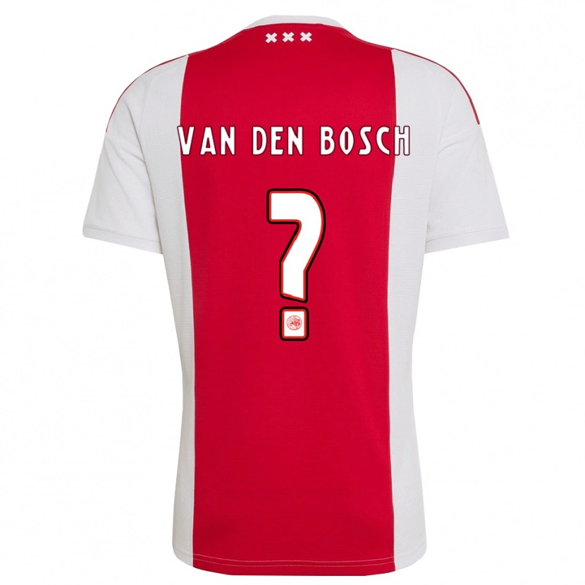 Danxen Dame Frederico Van Den Bosch #0 Rød Hvit Gul Hjemmetrøye Drakt Trøye 2026/27 Skjorter T-Skjorte