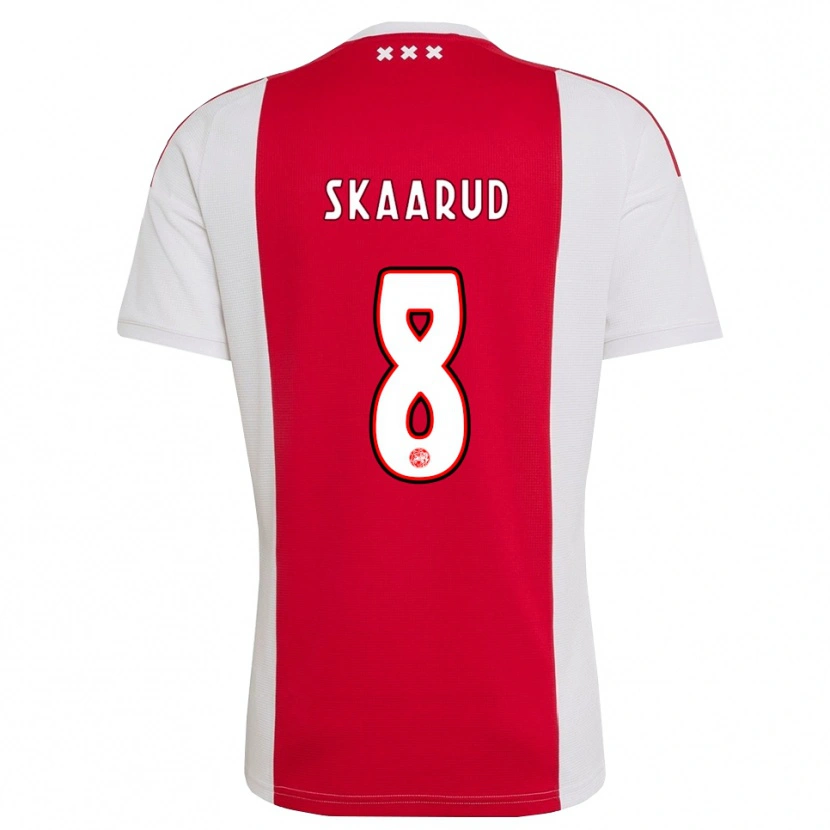 Danxen Dame Daniel Skaarud #8 Rød Hvit Gul Hjemmetrøye Drakt Trøye 2026/27 Skjorter T-Skjorte