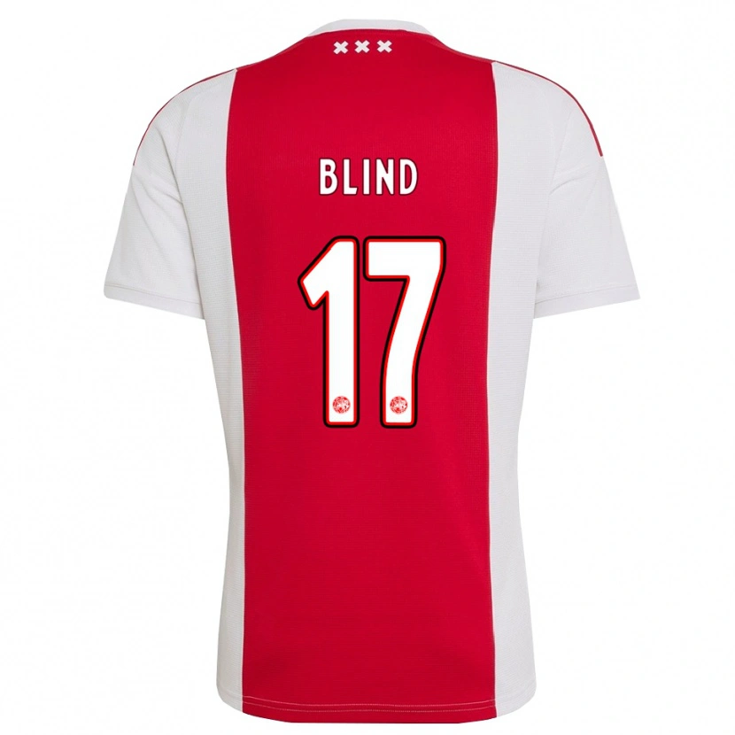 Danxen Dame Daley Blind #17 Rød Hvit Gul Hjemmetrøye Drakt Trøye 2026/27 Skjorter T-Skjorte