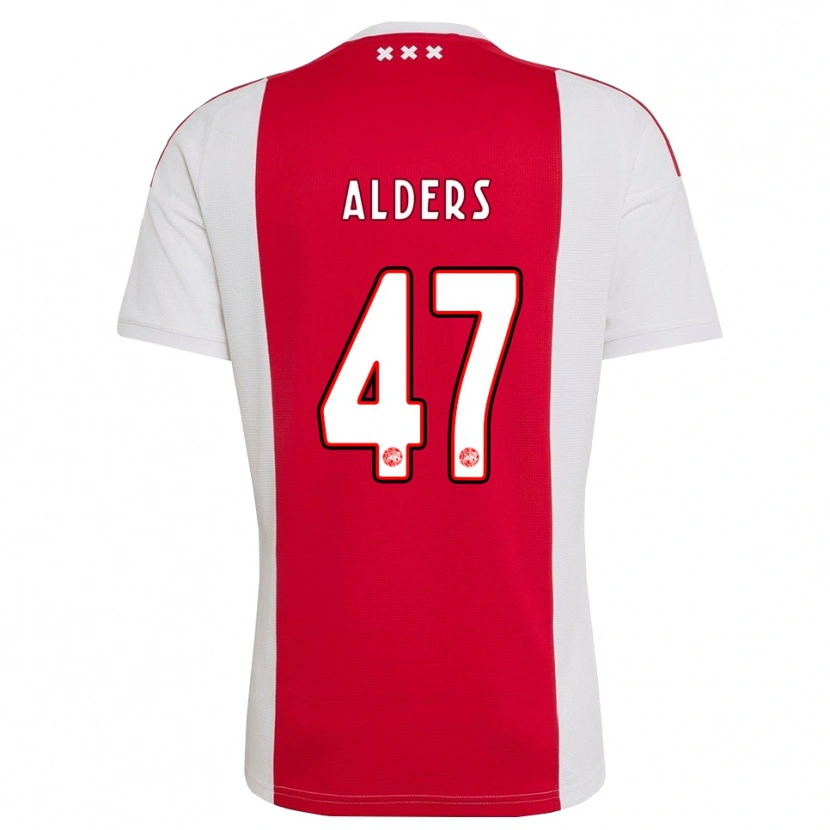 Danxen Dame Gerald Alders #47 Rød Hvit Gul Hjemmetrøye Drakt Trøye 2026/27 Skjorter T-Skjorte