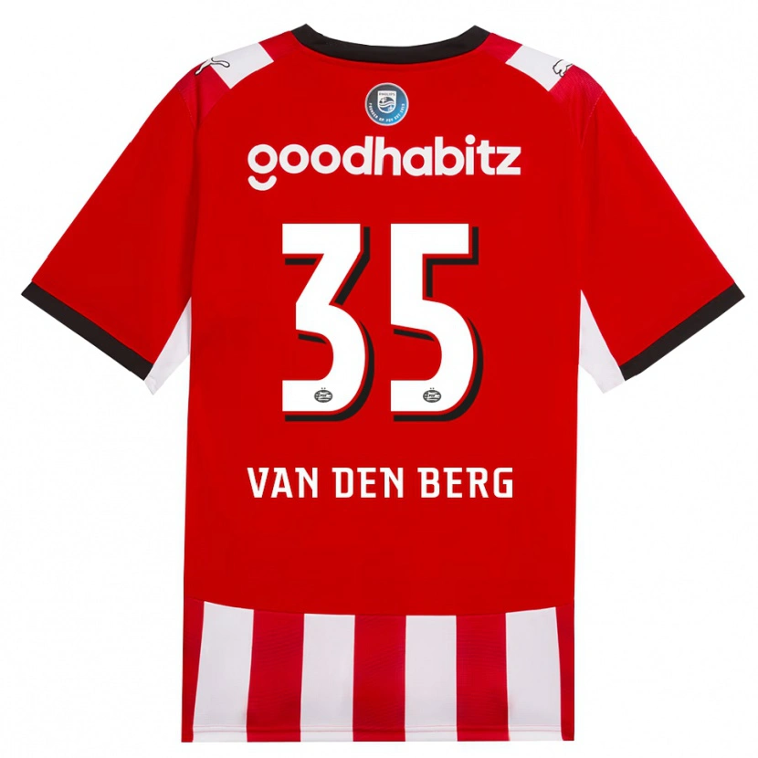Danxen Dame Joël Van Den Berg #35 Rød Hvit Svart Hjemmetrøye Drakt Trøye 2026/27 Skjorter T-Skjorte
