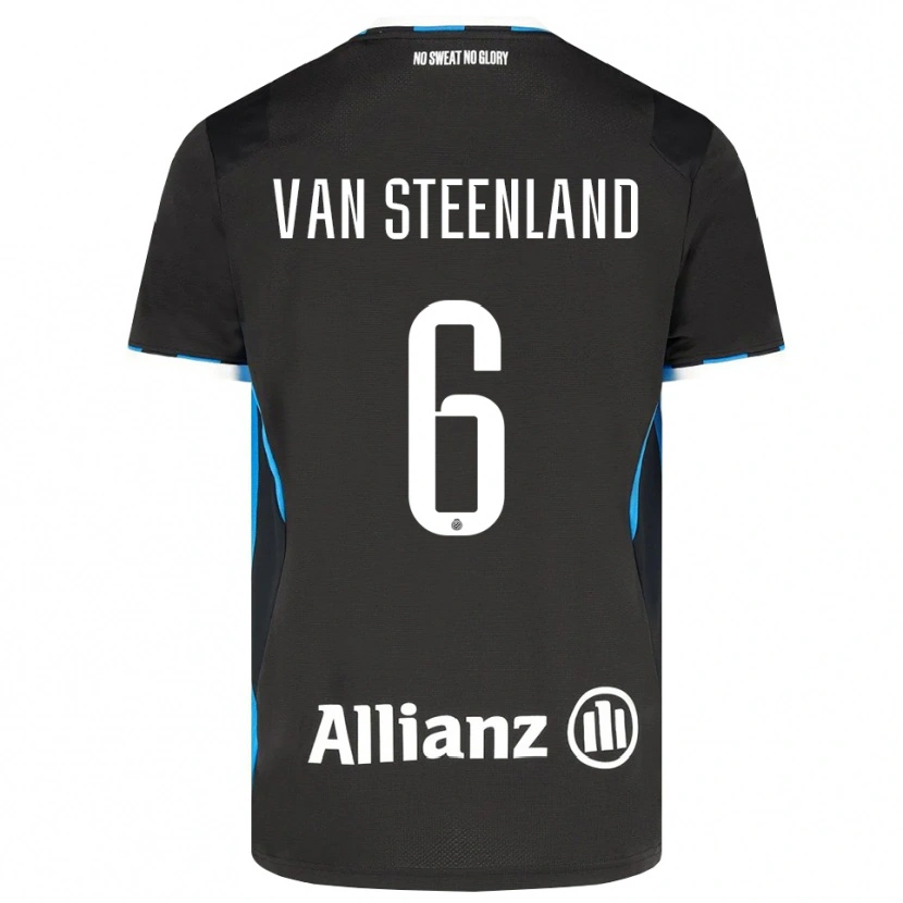 Danxen Dame Gilles Van Steenland #6 Svart Rød Blå Hjemmetrøye Drakt Trøye 2026/27 Skjorter T-Skjorte