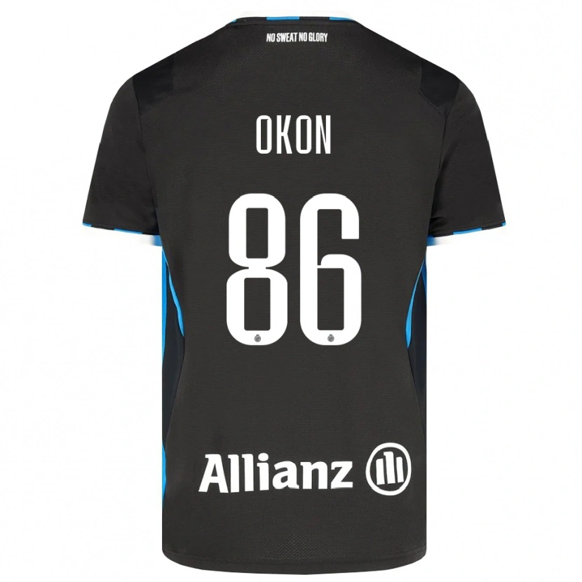 Danxen Dame Gianluca Okon-Engstler #86 Svart Rød Blå Hjemmetrøye Drakt Trøye 2026/27 Skjorter T-Skjorte