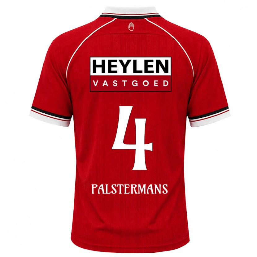 Danxen Dame Jasper Palstermans #4 Rød Hvit Svart Hjemmetrøye Drakt Trøye 2026/27 Skjorter T-Skjorte
