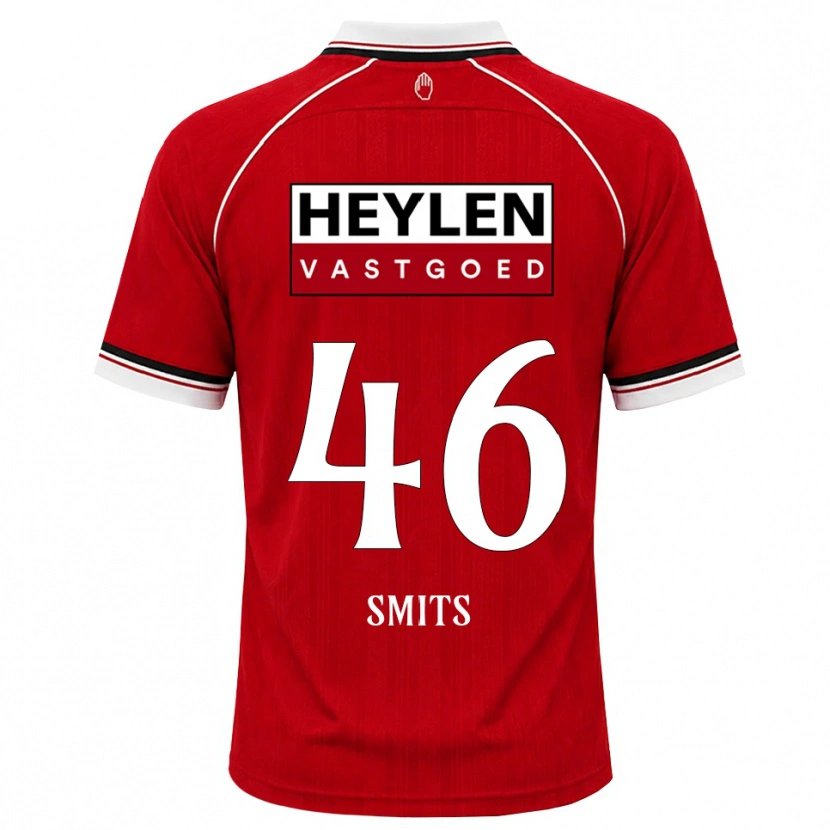 Danxen Dame Milan Smits #46 Rød Hvit Svart Hjemmetrøye Drakt Trøye 2026/27 Skjorter T-Skjorte