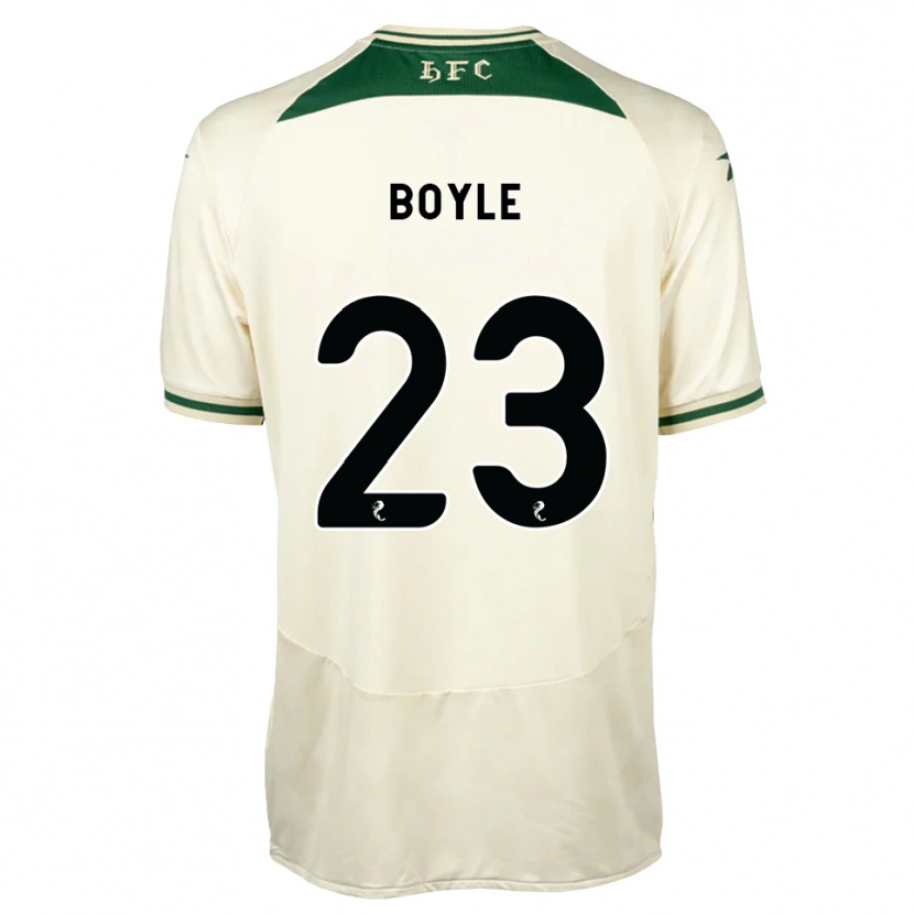 Danxen Dame Rachael Boyle #23 Hvit Skogsgrønn Bortetrøye Drakt Trøye 2026/27 Skjorter T-Skjorte