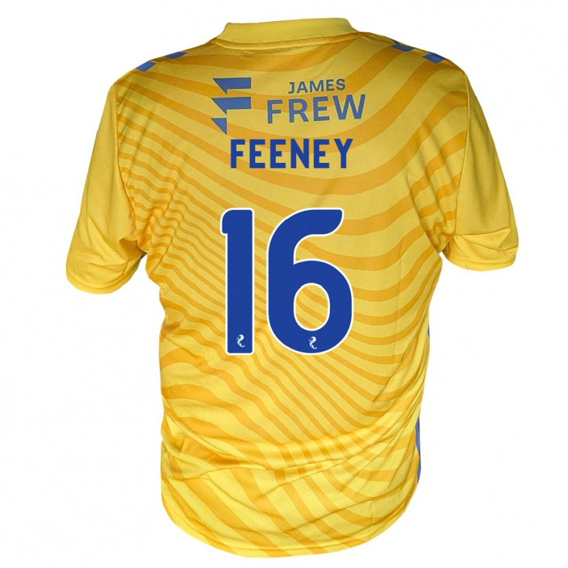 Danxen Dame Guy Feeney #16 Kongeligblå Gul Bortetrøye Drakt Trøye 2026/27 Skjorter T-Skjorte