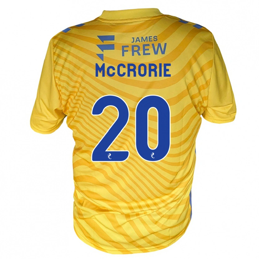 Danxen Dame Robby Mccrorie #20 Kongeligblå Gul Bortetrøye Drakt Trøye 2026/27 Skjorter T-Skjorte