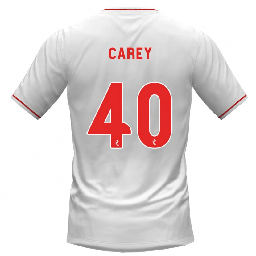 Danxen Dame Graham Carey #40 Hvit Rød Bortetrøye Drakt Trøye 2026/27 Skjorter T-Skjorte