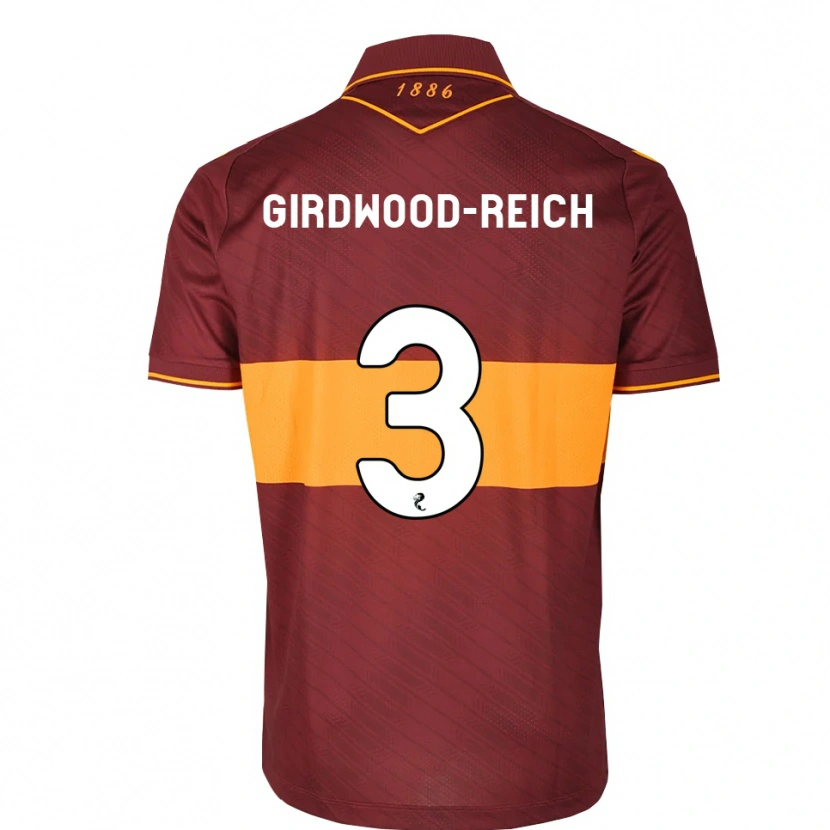 Danxen Dame Jake Girdwood-Reich #3 Oransje Brun Bortetrøye Drakt Trøye 2026/27 Skjorter T-Skjorte