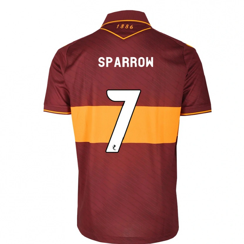 Danxen Dame Tom Sparrow #7 Oransje Brun Bortetrøye Drakt Trøye 2026/27 Skjorter T-Skjorte