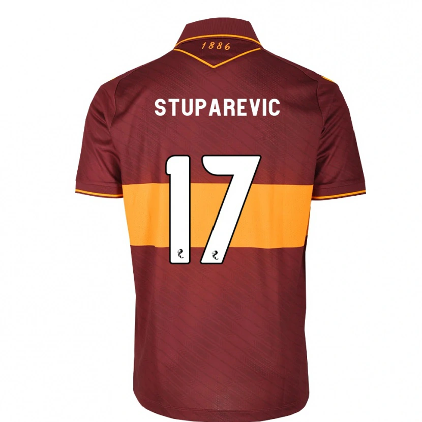 Danxen Dame Filip Stuparevic #17 Oransje Brun Bortetrøye Drakt Trøye 2026/27 Skjorter T-Skjorte