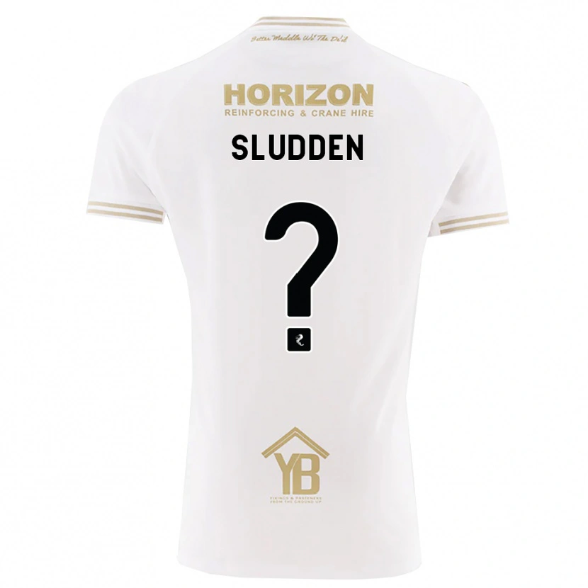 Danxen Dame Erin Sludden #0 Hvete Hvit Bortetrøye Drakt Trøye 2026/27 Skjorter T-Skjorte