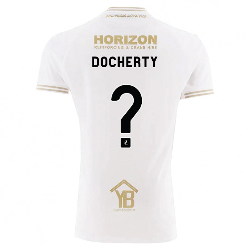 Danxen Dame Rachel Docherty #0 Hvete Hvit Bortetrøye Drakt Trøye 2026/27 Skjorter T-Skjorte
