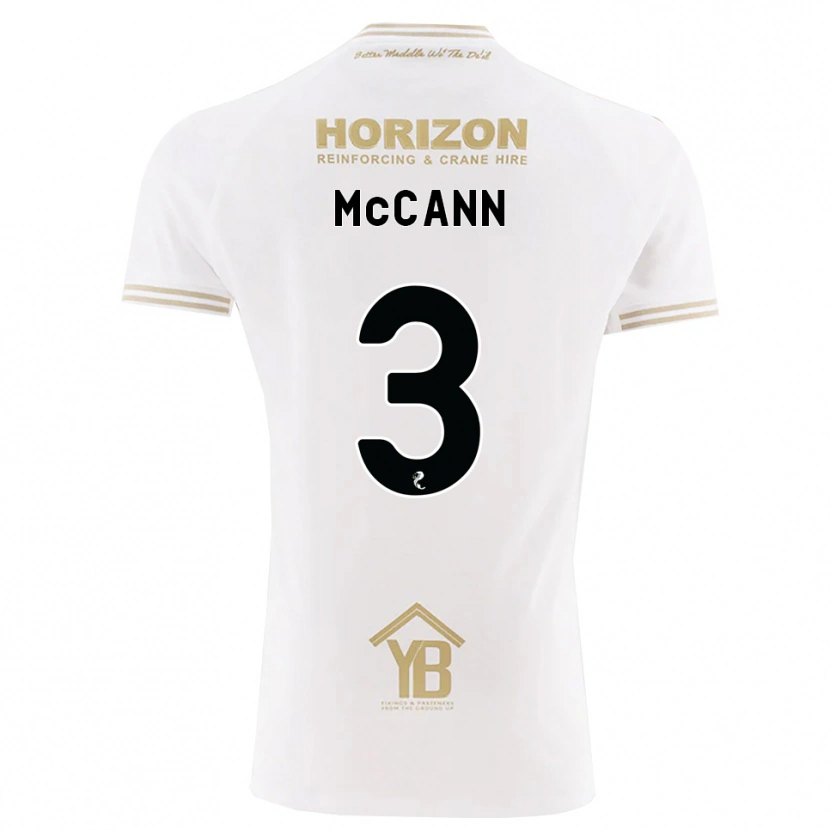 Danxen Dame Leon Mccann #3 Hvete Hvit Bortetrøye Drakt Trøye 2026/27 Skjorter T-Skjorte