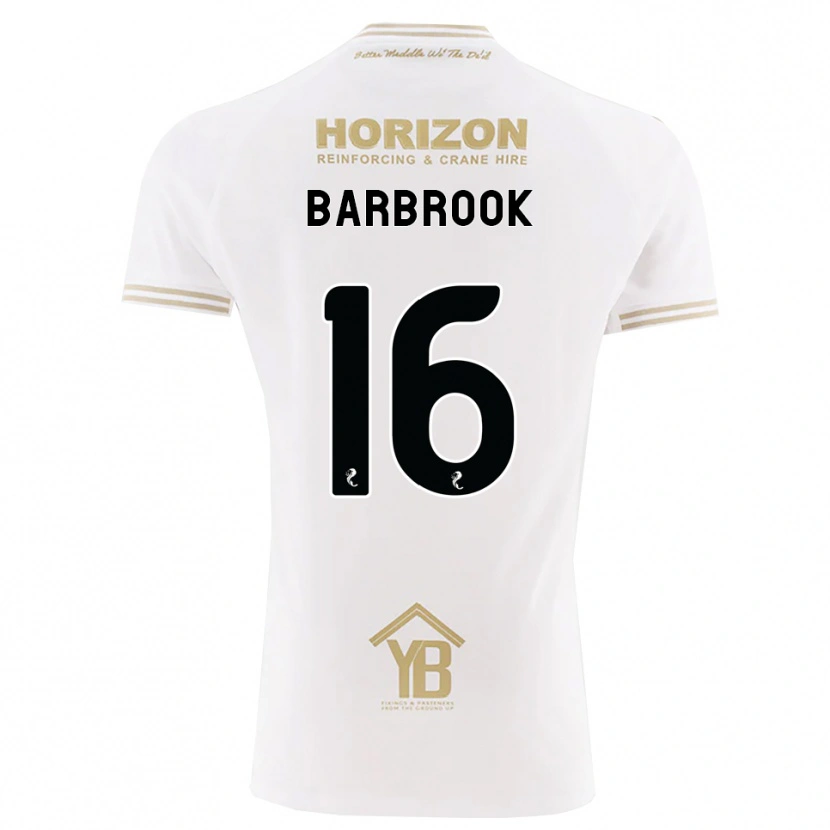 Danxen Dame Finley Barbrook #16 Hvete Hvit Bortetrøye Drakt Trøye 2026/27 Skjorter T-Skjorte