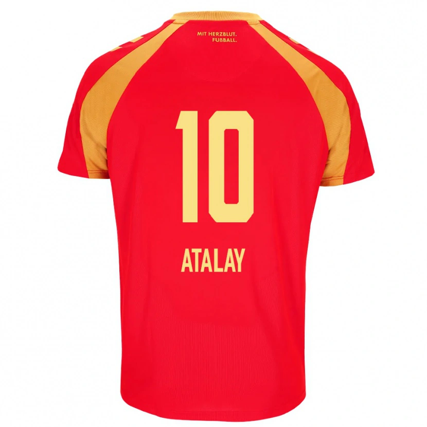 Danxen Dame Ibrahim Atalay #10 Rød Oransje Svart Bortetrøye Drakt Trøye 2026/27 Skjorter T-Skjorte