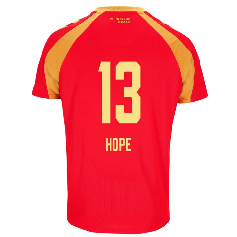 Danxen Dame Tyler Hope #13 Rød Oransje Svart Bortetrøye Drakt Trøye 2026/27 Skjorter T-Skjorte