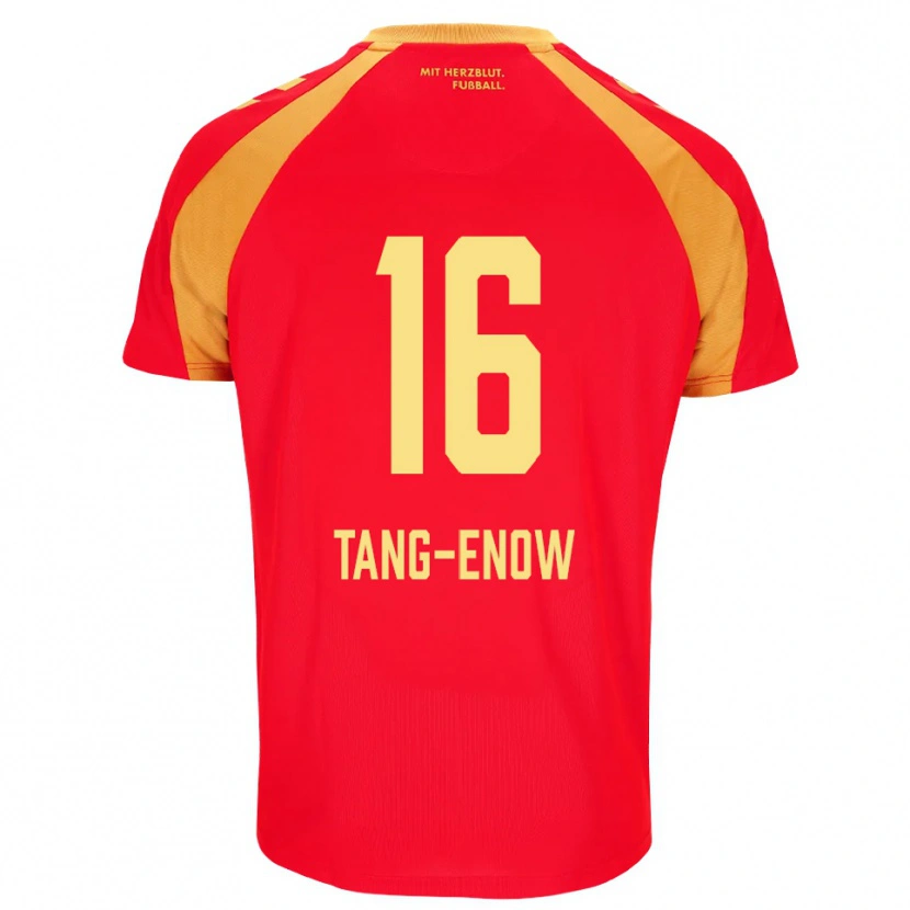 Danxen Dame Jason Tang-Enow #16 Rød Oransje Svart Bortetrøye Drakt Trøye 2026/27 Skjorter T-Skjorte