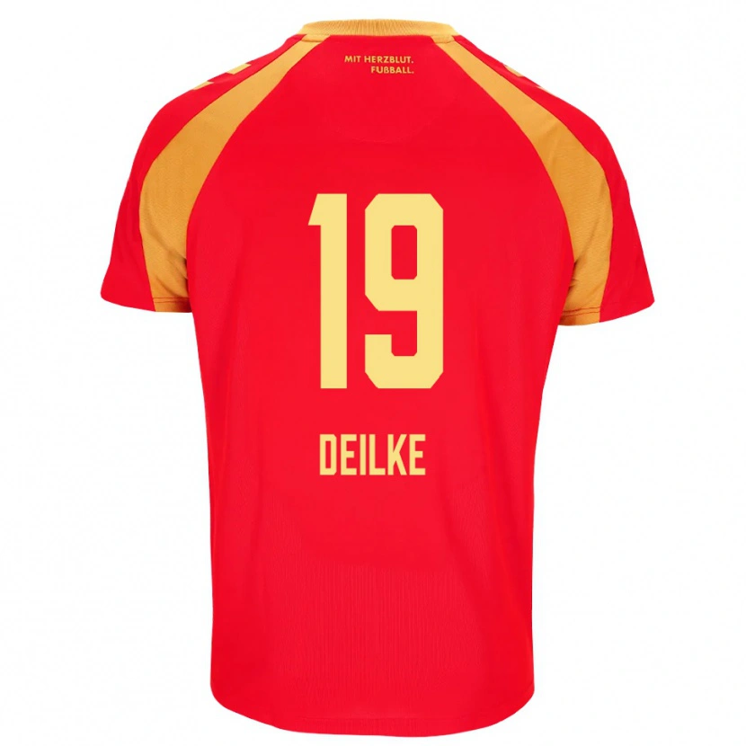 Danxen Dame Flemming Deilke #19 Rød Oransje Svart Bortetrøye Drakt Trøye 2026/27 Skjorter T-Skjorte
