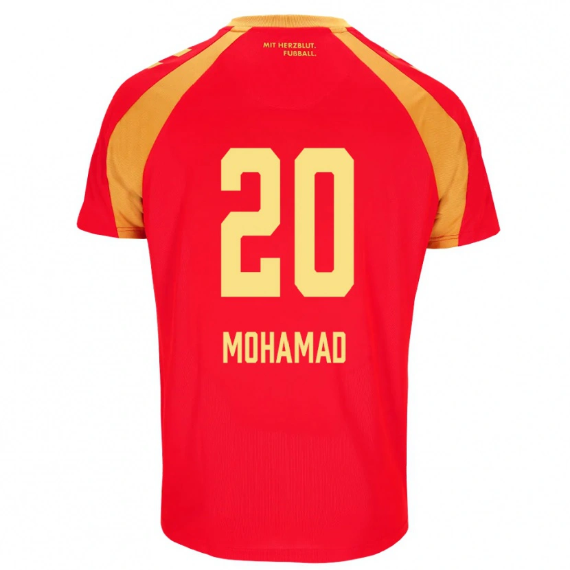 Danxen Dame Hassan Mohamad #20 Rød Oransje Svart Bortetrøye Drakt Trøye 2026/27 Skjorter T-Skjorte