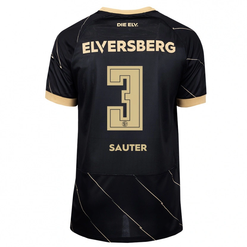 Danxen Dame Luca Sauter #3 Svart Brun Bortetrøye Drakt Trøye 2026/27 Skjorter T-Skjorte