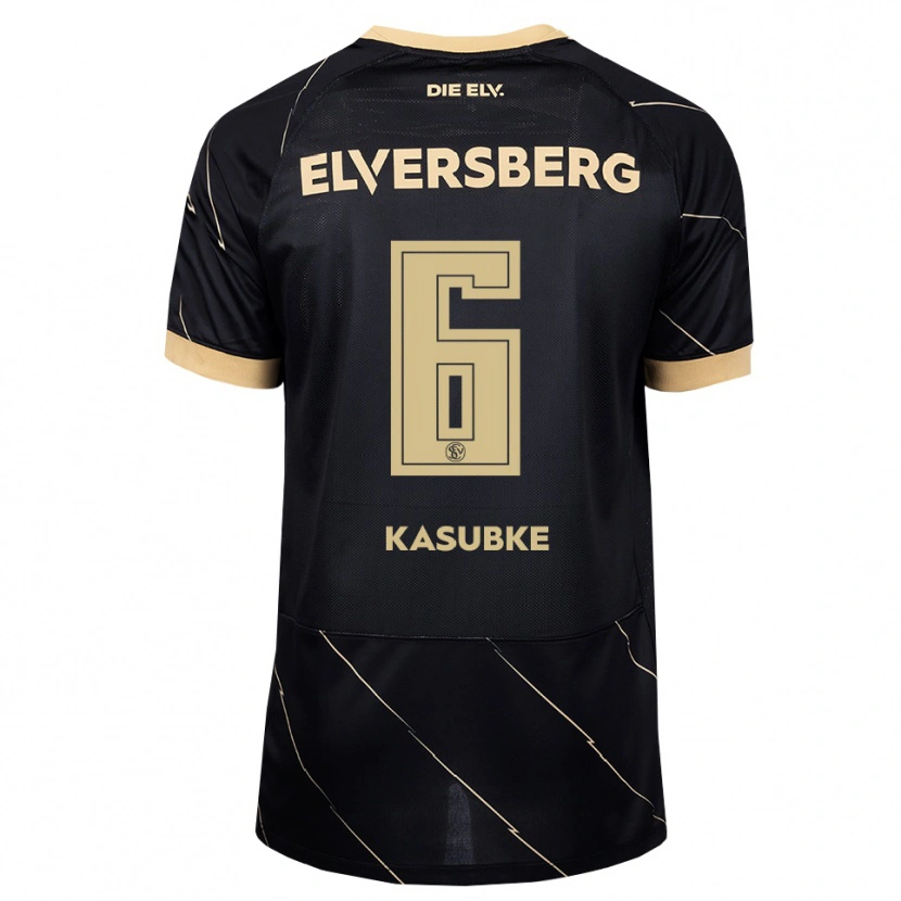 Danxen Dame Manuel Kasubke #6 Svart Brun Bortetrøye Drakt Trøye 2026/27 Skjorter T-Skjorte