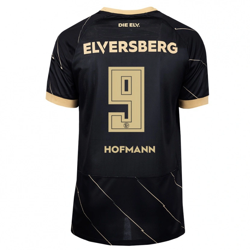 Danxen Dame Danny Hofmann #9 Svart Brun Bortetrøye Drakt Trøye 2026/27 Skjorter T-Skjorte